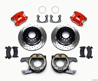 compare product Wilwood D154 P/S P-B Kit Drilled-Red New Big Ford 2.50in Offset