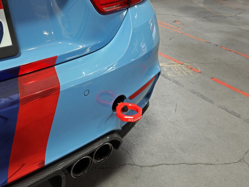 aFe Control Rear Tow Hook Red BMW F - Chassis 2/3/4/M - My Store
