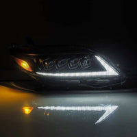 AlphaRex 2011+ Toyota Sienna NOVA LED Proj Headlights Plank Style Black w/Activ Light/Seq Signal/DRL - My Store