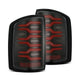 AlphaRex 14 - 18 GMC Sierra 1500/2500HD/3500HD LUXX - Series LED Tail Lights Blk/Red w/Actv Lgt Seq. Sig - My Store