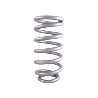 compare product QA1 4-1/8in ID Tapered High Travel Spring - 10in Length x 600lbs/in - Silver Powder Coated