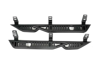 compare product DV8 Offroad 24-25 Toyota Land Cruiser OE Plus Side Steps - Black Steel