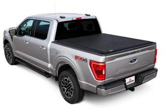 compare product LEER 2019+ GMC Silverado/Sierra AC SR250 58GS19 5Ft8In Tonneau Cover - Rolling Full Size Short Bed