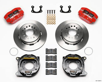 compare product Wilwood Dynapro Dust-Boot P/S Park Brake Kit Red Small Ford 2.50in Offset