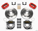 Wilwood Dynapro Dust - Boot P/S Park Brake Kit Red Small Ford 2.50in Offset - My Store