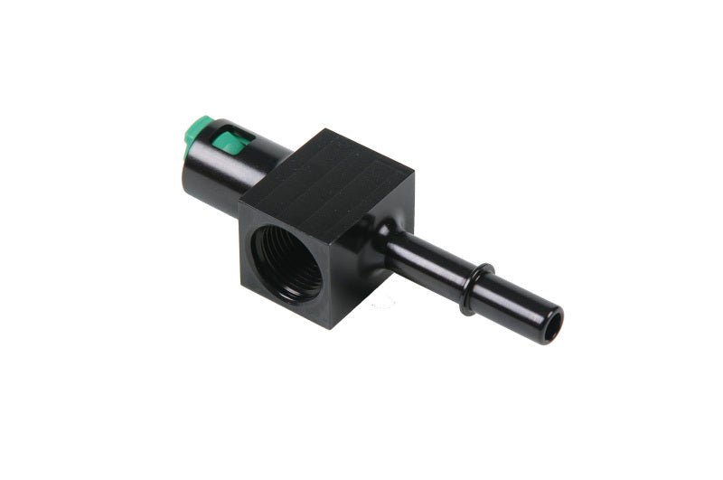 Aeromotive 3/8in Quick Connect with AN - 08 port and 1/8in gauge port - My Store