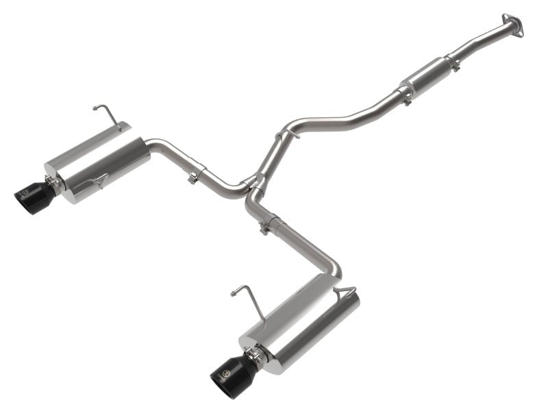 aFe Subaru Forester XT 14 - 18 H4 - 2.5L (t) Takeda 2 - 1/2in to 2 - 1/4in 304 SS Cat - Back - Black Tip - My Store