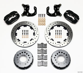 compare product Wilwood Forged Dynalite P/S Rear Kit Drilled Rotor Big Ford 2.36in Offset