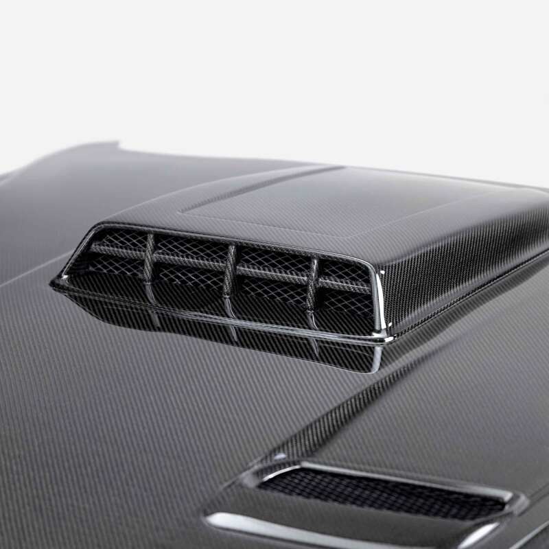 Anderson Composites 21 - 23 Ford Mustang Mach 1 Type - SK Double - Sided Carbon Fiber Hood - My Store