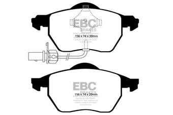 compare product EBC 03-04 Audi A4 1.8 Turbo Redstuff Front Brake Pads