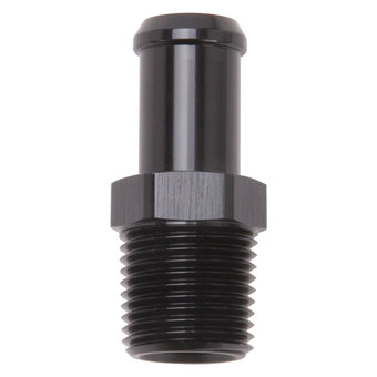 compare product Edelbrock Hose End Straight 1/2In NPT to 5/8In Barb Black Anodize