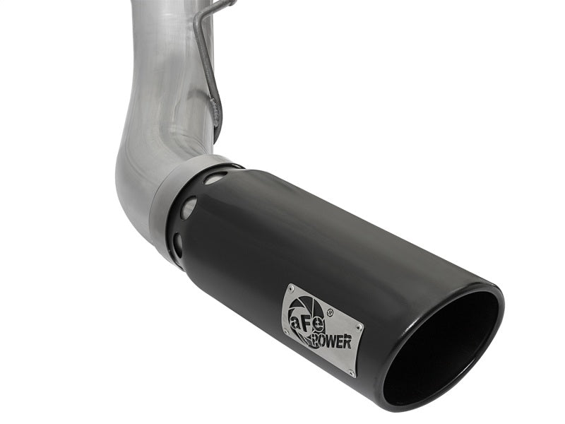 aFe ATLAS 5in DPF - Back Alum Steel Exhaust System w/Black Tip 2017 Ford Diesel Trucks V8 - 6.7L (td) - My Store