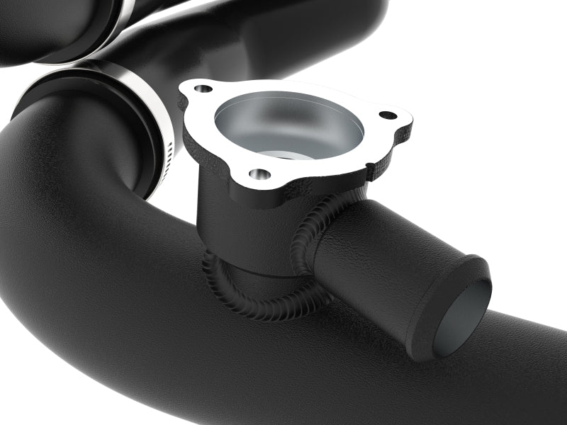 aFe 22 - 24 Ford Bronco Raptor V6 - 3.0L BladeRunner Aluminum Hot and Cold Charge Pipe Kit - Black - My Store