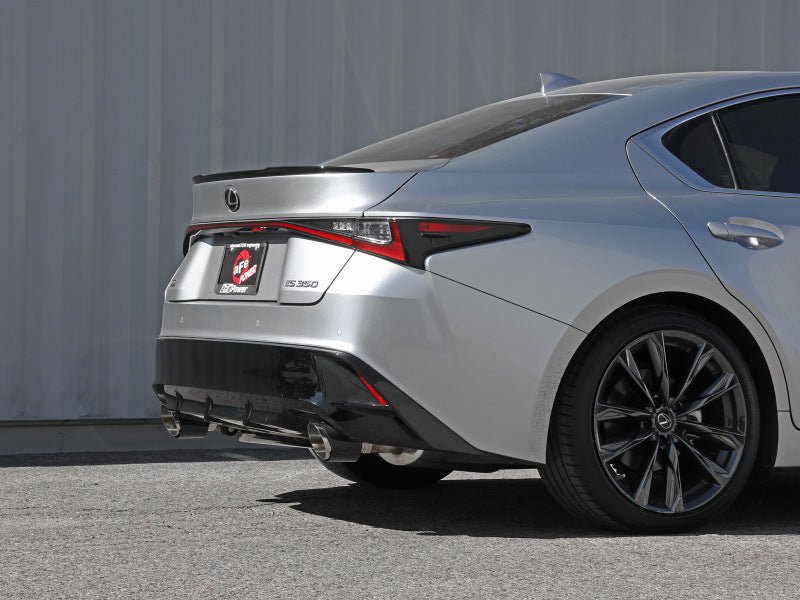 aFe Lexus IS350 14 - 22 V6 - 3.5L Takeda Axle - Back Exhaust System - Carbon Fiber Tip - My Store