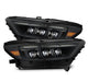 AlphaRex 15 - 17 Ford Mustang NOVA LED Proj Headlights Alpha Black w/Activ Light/Seq Signal/Switch DRL - My Store
