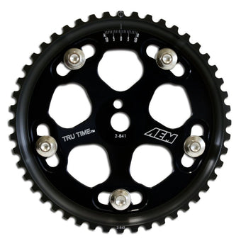 compare product AEM Evo 8 & IX Black Tru-Time Cam Gear