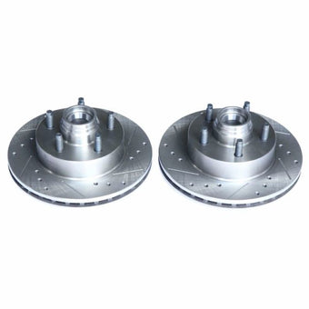 compare product Power Stop 98-00 Ford Ranger Front Evolution Drilled & Slotted Rotors - Pair