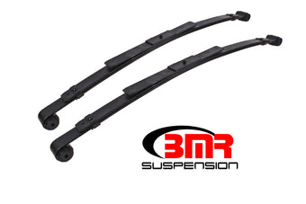 compare product BMR 67-69 1st Gen F-Body Rear Lowering Leaf Springs (2in Drop) - Black