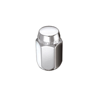 compare product McGard Hex Lug Nut (Cone Seat) M12X1.5 / 13/16 Hex / 1.5in. Length (Box of 100) - Chrome