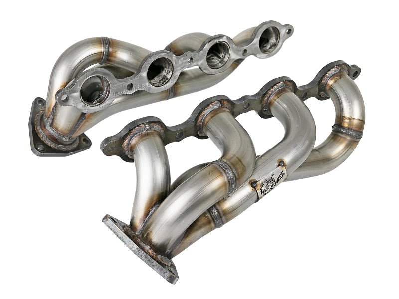 aFe Twisted Steel 1 - 3/4in 304SS Shorty Headers 2019 GM Silverado / Sierra 1500 V8 - 5.3L/6.2L - My Store