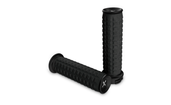 compare product Burly Brand 82-17 H-D Dual Cable Set Reaper Handle Grip Set - Textured Black