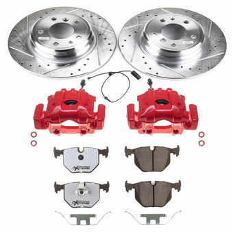 compare product Power Stop 1995 BMW 740i Rear Z26 Street Warrior Brake Kit w/Calipers