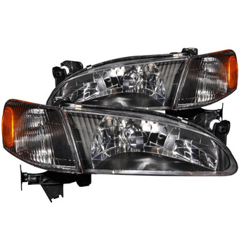 compare product ANZO 1998-2000 Toyota Corolla Crystal Headlights Black