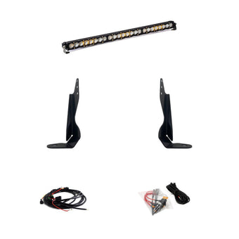compare product Baja Designs 2020+ GMC 2500/3500 30in Grille LED Light Bar Kit S8 Driving Combo