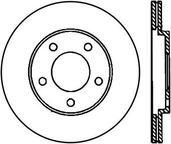 compare product StopTech Power Slot 05-10 Mustang V6/4.0L / GT V8-4.6L Rear Right CRYO Rotor