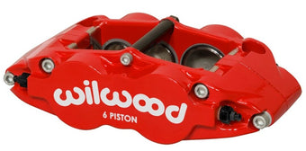 compare product Wilwood Caliper Forged Narrow Superlite L/H FNSL6R-DS Dust Seal 1.62/1.12 1.10in Rotor Width - Red