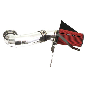 compare product Spectre 05-09 Ford Mustang GT V8-4.6L F/I Air Intake Kit - Polished w/Red Filter