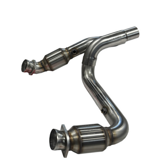 compare product Kooks 2023+ Cadillac Escalade V 3in H.O. GREEN Catted Conn. Pipes (Req. Kooks Headers)