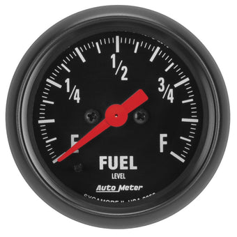 compare product Autometer Z Series 0-280Ohm 2-1/16in. Programmable Fuel Level Gauge