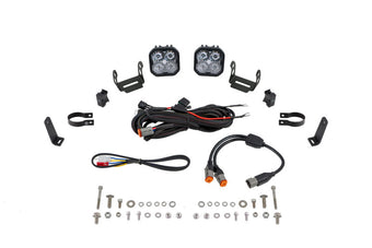 compare product Diode Dynamics SS3 LED Bumper 1 3/4 In Roll Bar Kit Pro - White Combo (Pair)