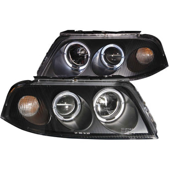 compare product ANZO 2001-2005 Volkswagen Passat Projector Headlights w/ Halo Black