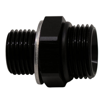 compare product DeatschWerks 8AN ORB Male to M16 X 1.5 Metric Male (Incl O-Ring and Washer) - Anodized Matte Black