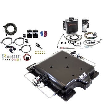 compare product Nitrous Express Dodge Hellcat Supercharger Lid Nitrous & Water Injection Kit (100-400HP) w/o Bottle
