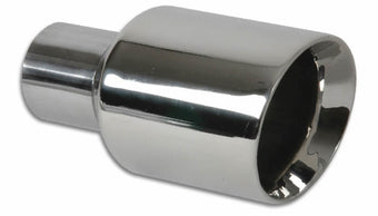 compare product Vibrant 3.5in Round SS Exhaust Tip (Double Wall Angle Cut Beveled Outlet)