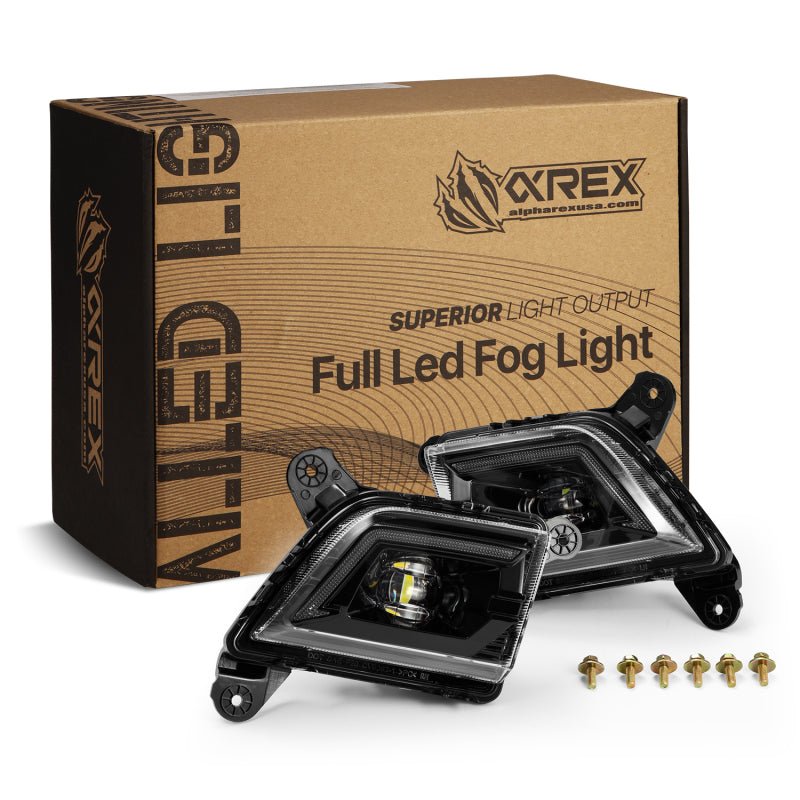 AlphaRex 19 - 23 Chevrolet Silverado 2500/3500HD DoubleTap Dual Color LED Projector Fog Lights - My Store