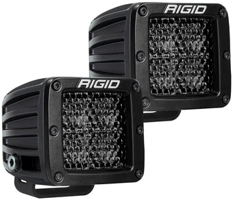 compare product Rigid Industries D Series PRO Midnight Edition - Spot - Diffused - Pair