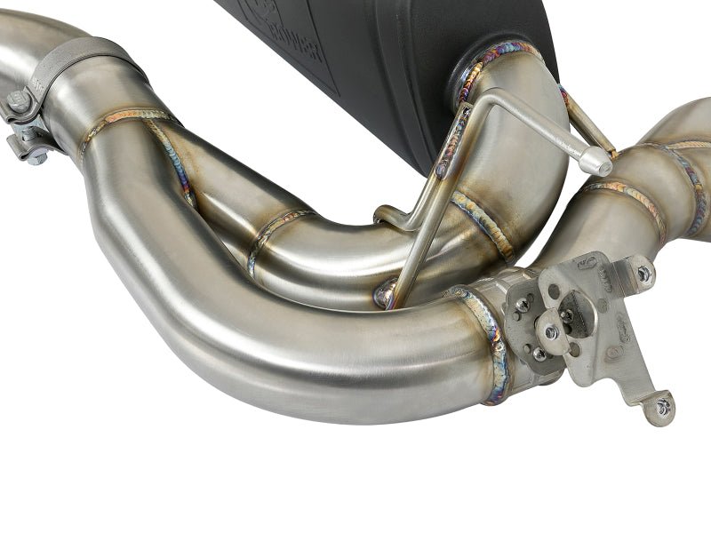 aFe MACH Force - Xp 2 - 1/2in SS Axle Back Exhaust w/Polished Tips 15+ BMW M3/M4 (F80/F82) L6 3.0L (tt) - My Store