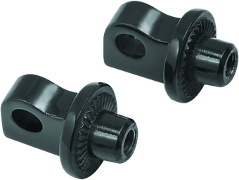 compare product Kuryakyn Splined Peg Adapter Harley-Davidson Male Mount Black