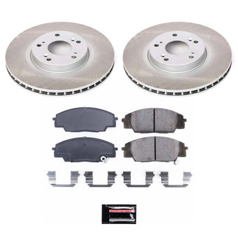 compare product Power Stop 06-11 Honda Civic Front Semi-Coated Rotor Kit