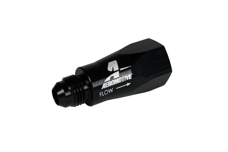 Aeromotive In - Line Full Flow Check Valve (Male - 6 AN Inlet / Female - 6 AN Outlet) - My Store