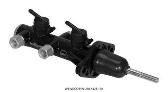 compare product Wilwood Tandem Remote Master Cylinder - 7/8in Bore Black