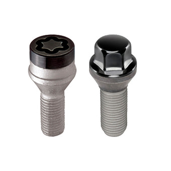 compare product McGard 5 Lug Hex Install Kit w/Locks (Cone Seat Bolt) M12X1.5 / 17mm Hex / 25.5mm Shank L. - Black