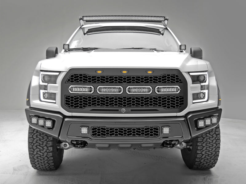 aFe 17 - 20 Ford Raptor w/o FFC Scorpion Grill w/ LEDs - My Store