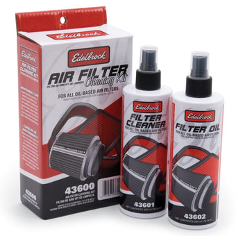 compare product Edelbrock Air Filter Cleaning Kit Clear Oil