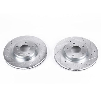 compare product Power Stop 03-05 Infiniti G35 Front Evolution Drilled & Slotted Rotors - Pair