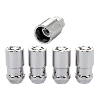 compare product McGard Wheel Lock Nut Set - 4pk. (Cone Seat) 1/2-20 / 3/4 & 13/16 Dual Hex / 1.66in. Length - Chrome